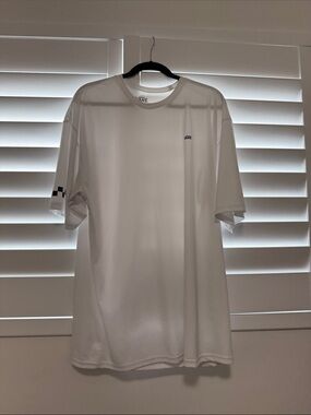 Vans White Short Sleeve Tee with Checker Accent